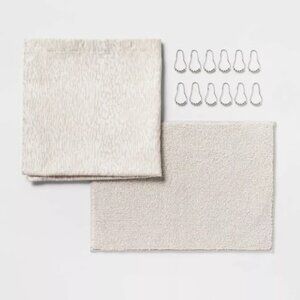 Brand New 14pc Luxe Shower Curtain Set with Rug - Threshold.